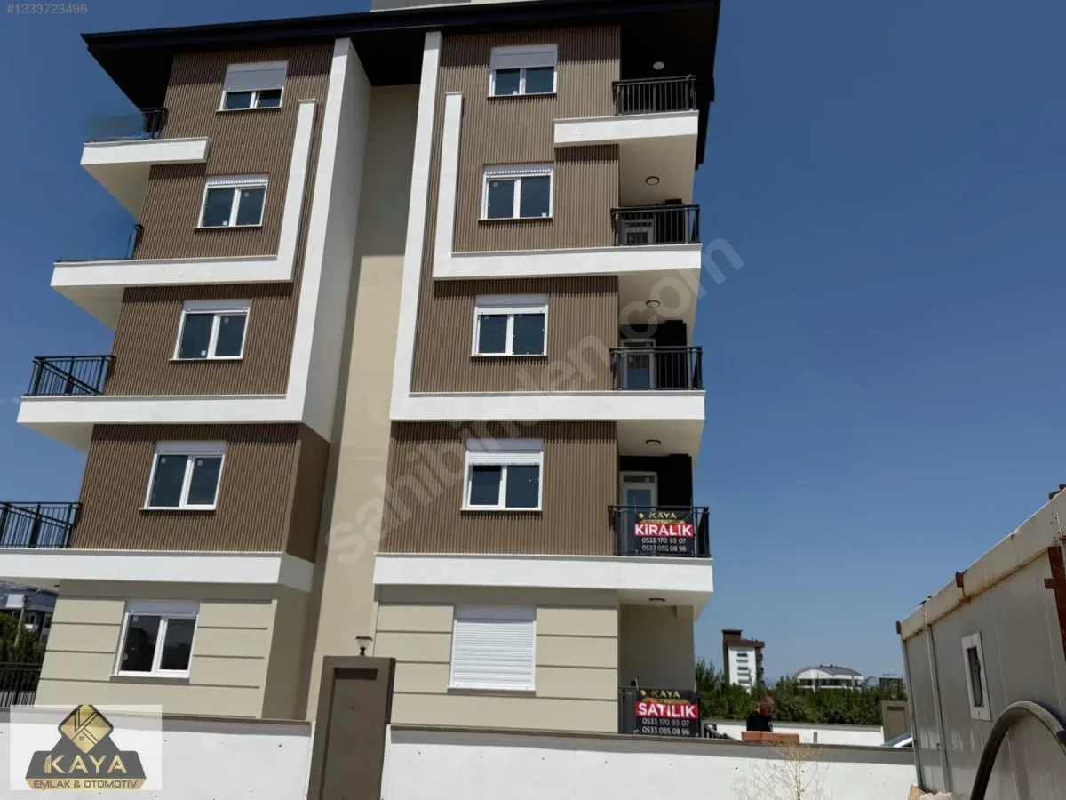 Kaya dan sgk binası yani 1+1 kiralık daire 1. katta 45 m2 — fotoğraf 1