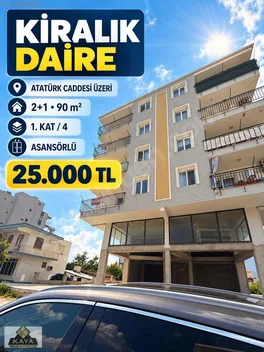 Atatürk Caddesi Üzeri Kullanışlı 2+1 90 M2 25.000 5/1. Katı — fotoğraf 1